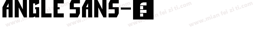 Angle sans字体转换